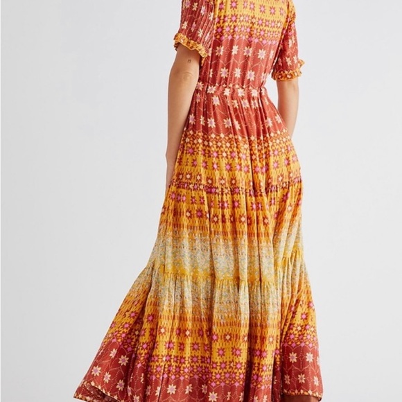 NWT Free People Floral Maxi Dress XL - Picture 2 of 4